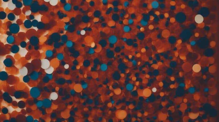 Glittering orange, blue, and white confetti for drug detox and rehab awareness, symbolizing recovery and new beginnings.
