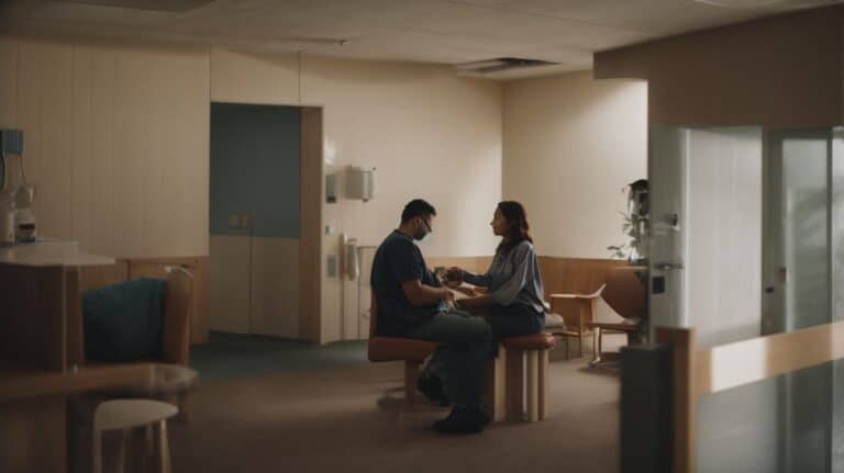 Expert drug detox and rehab counseling session in a supportive clinical environment, focusing on personalized addiction recovery plans and holistic treatment strategies.