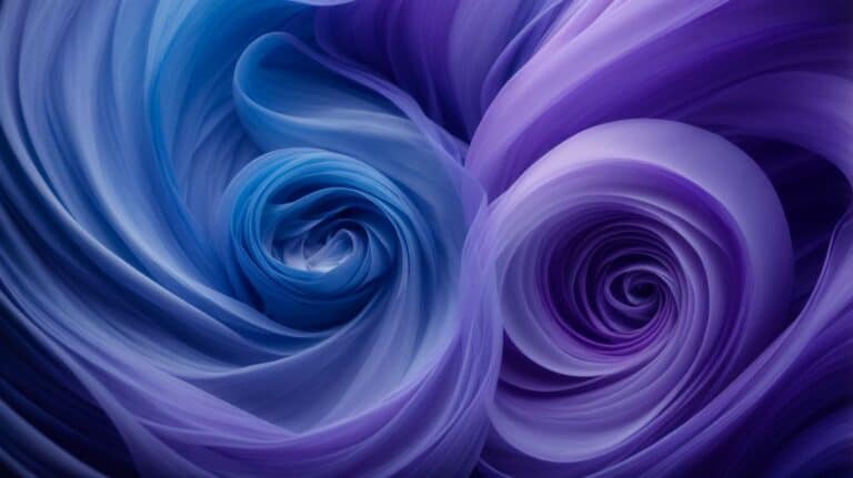Vibrant abstract swirl of purple and blue colors symbolizing hope and renewal in drug detox and rehab recovery.