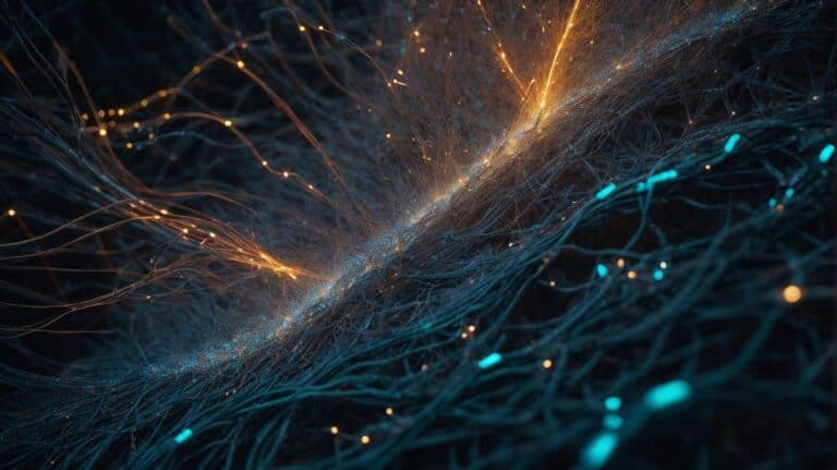 Neural network activation with glowing connections representing brain recovery from drug addiction, digital artwork for drug detox and rehab concepts, emphasizing neural healing and recovery processes.